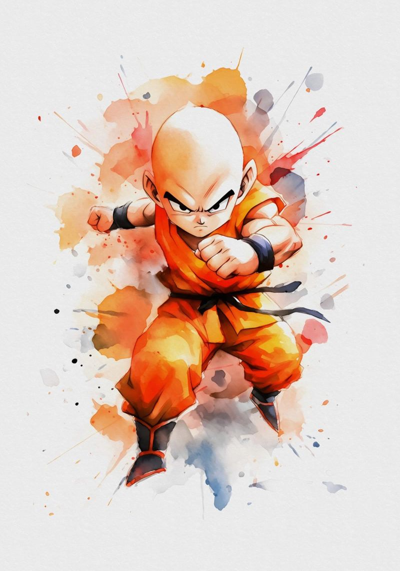 Krillin DBZ Poster von CreativeStudio