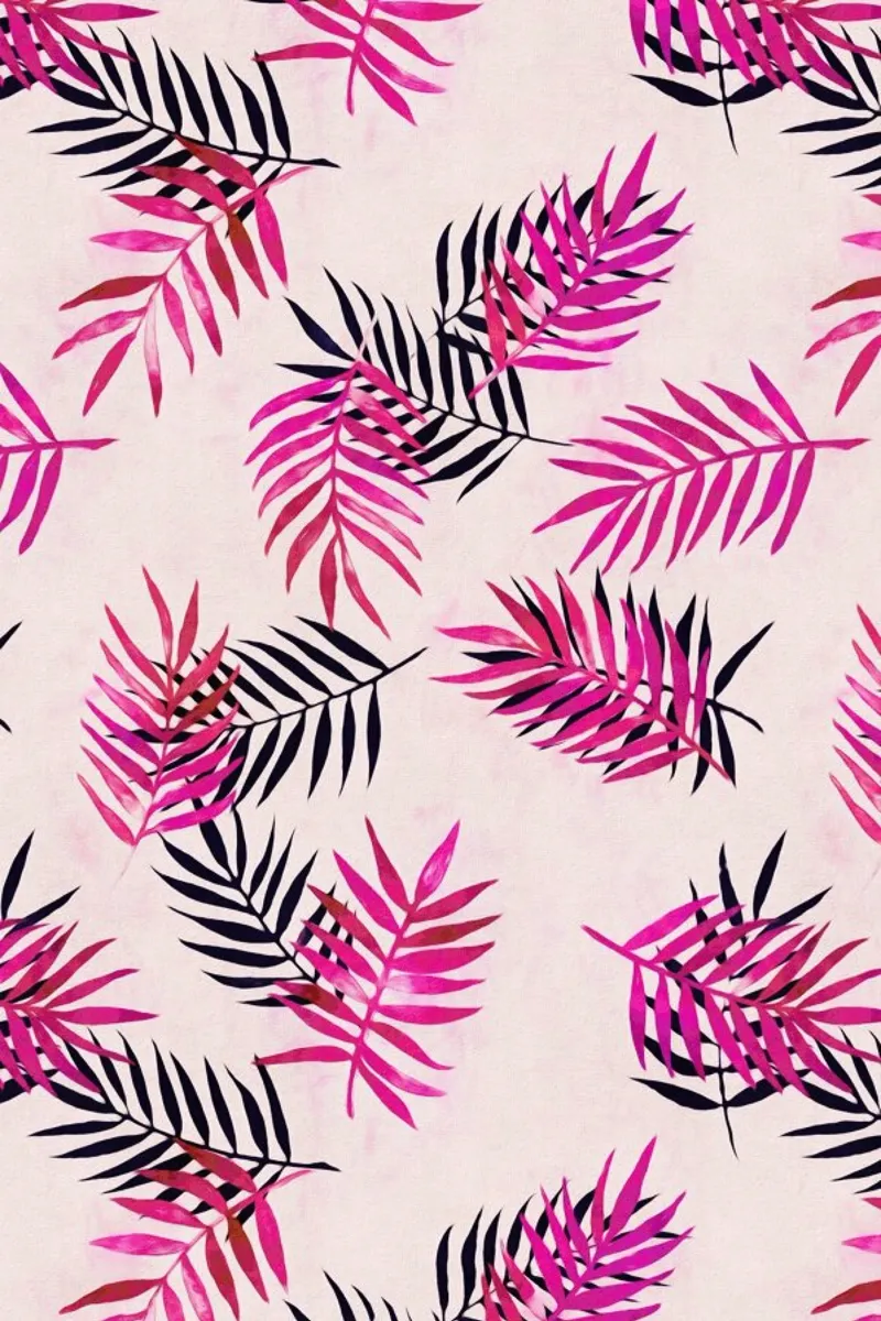 Pink Palm Pattern pellicola backlit da Micklyn Le Feuvre