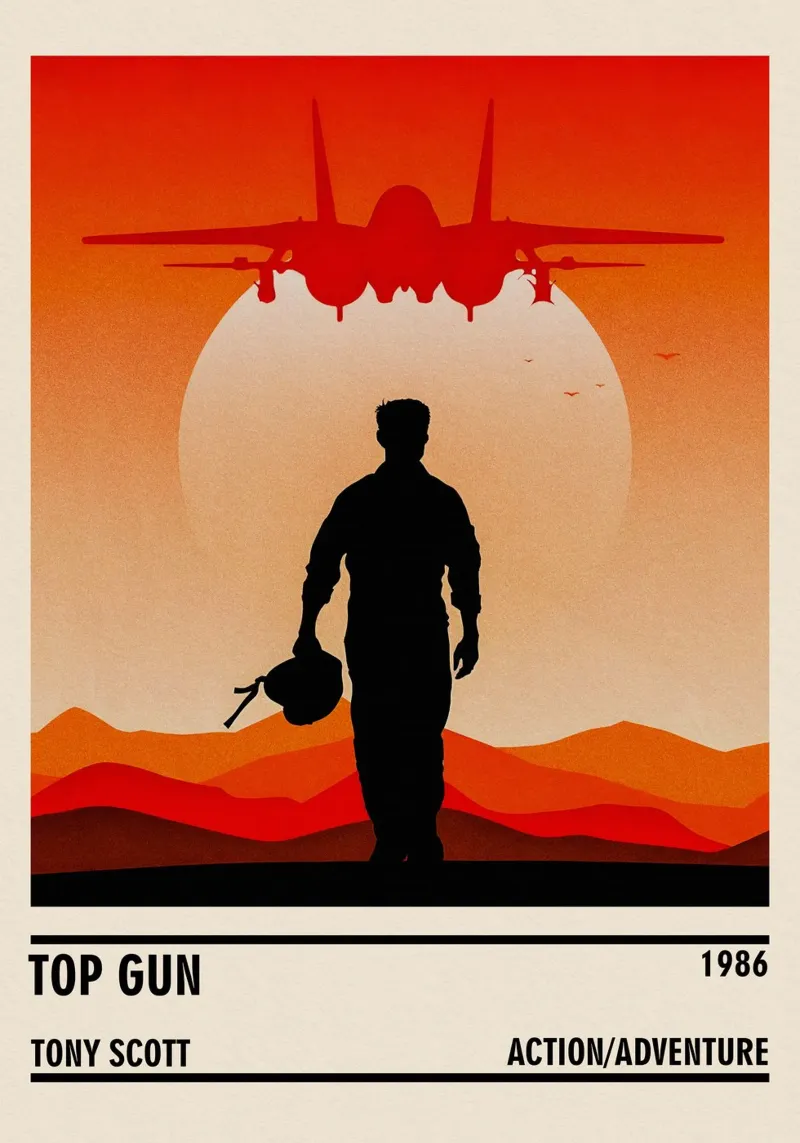Top Gun pellicola backlit da TheArtstudio