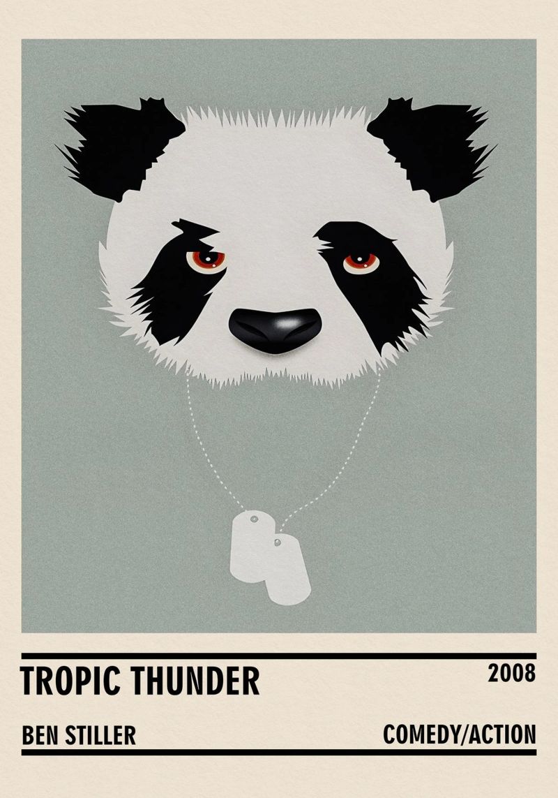 Tropic Thunder Poster von TheArtstudio