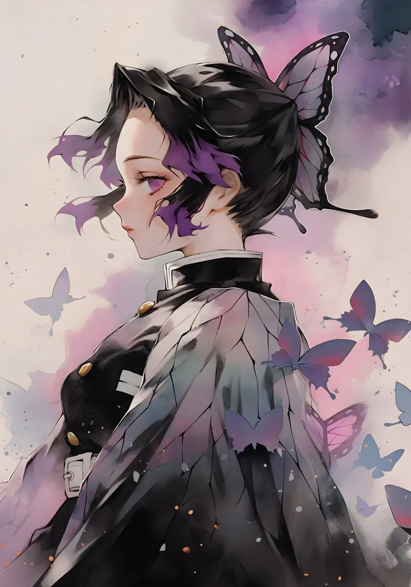 Shinobu Kocho poster con telaio in alluminio da CreativeStudio