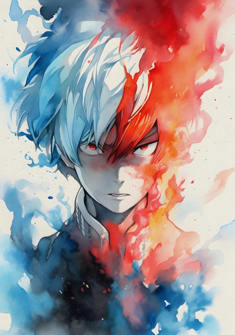 Todoroki Shouto pellicola backlit da CreativeStudio