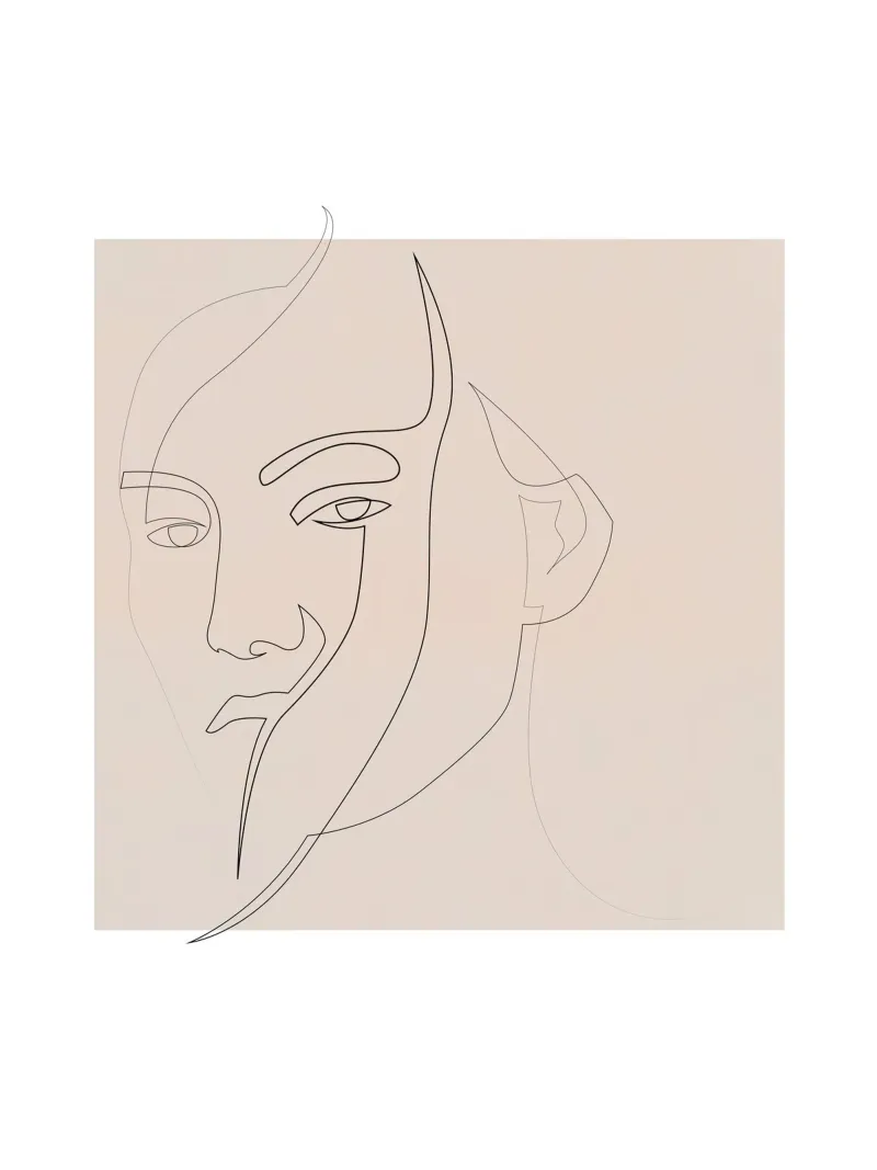 Misfaith pastel poster with plastic frame by Addillum