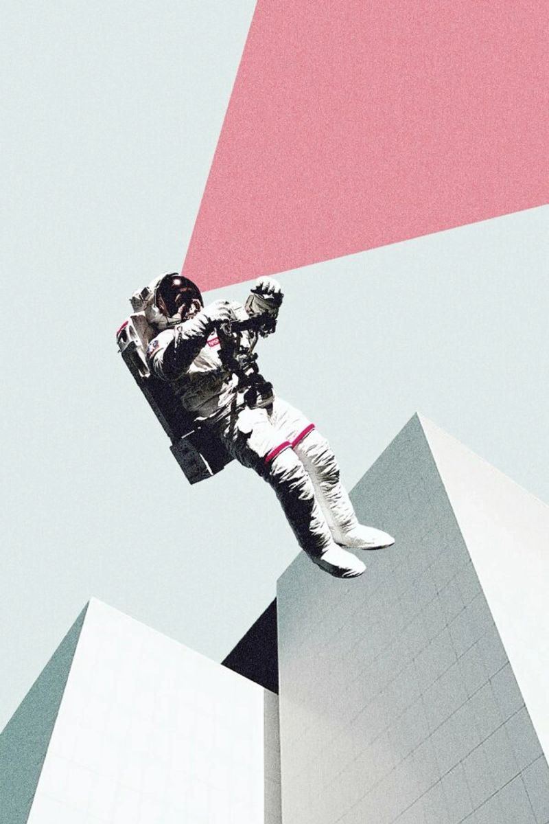Out of This World canvas by Maarten Léon