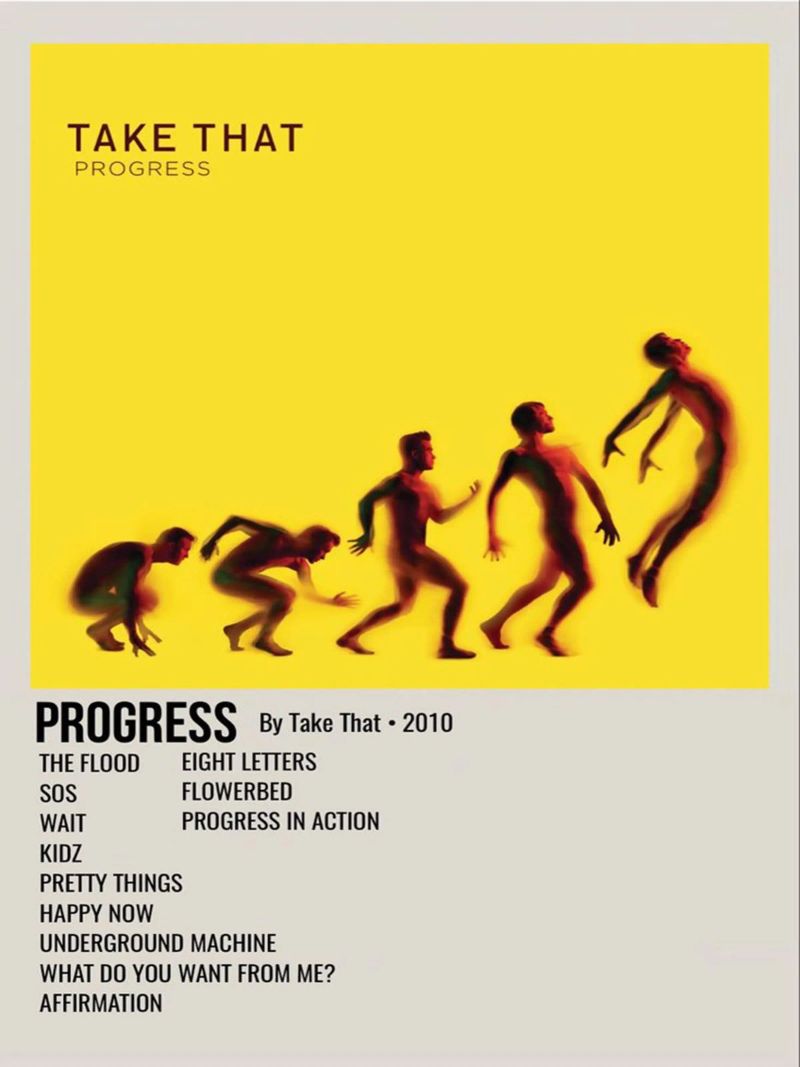 PROGRESS By Take That • 2010 carta hahnemühle da SoundStudio