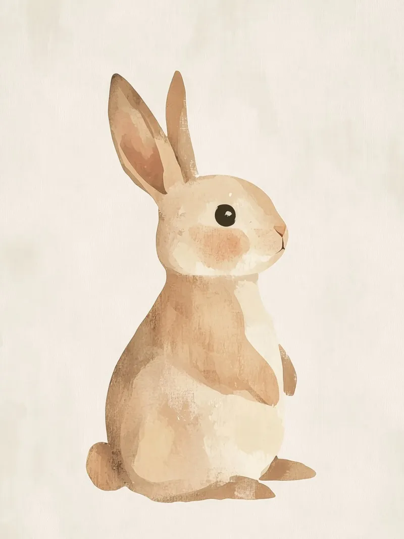 Little Bunny poster by treechild