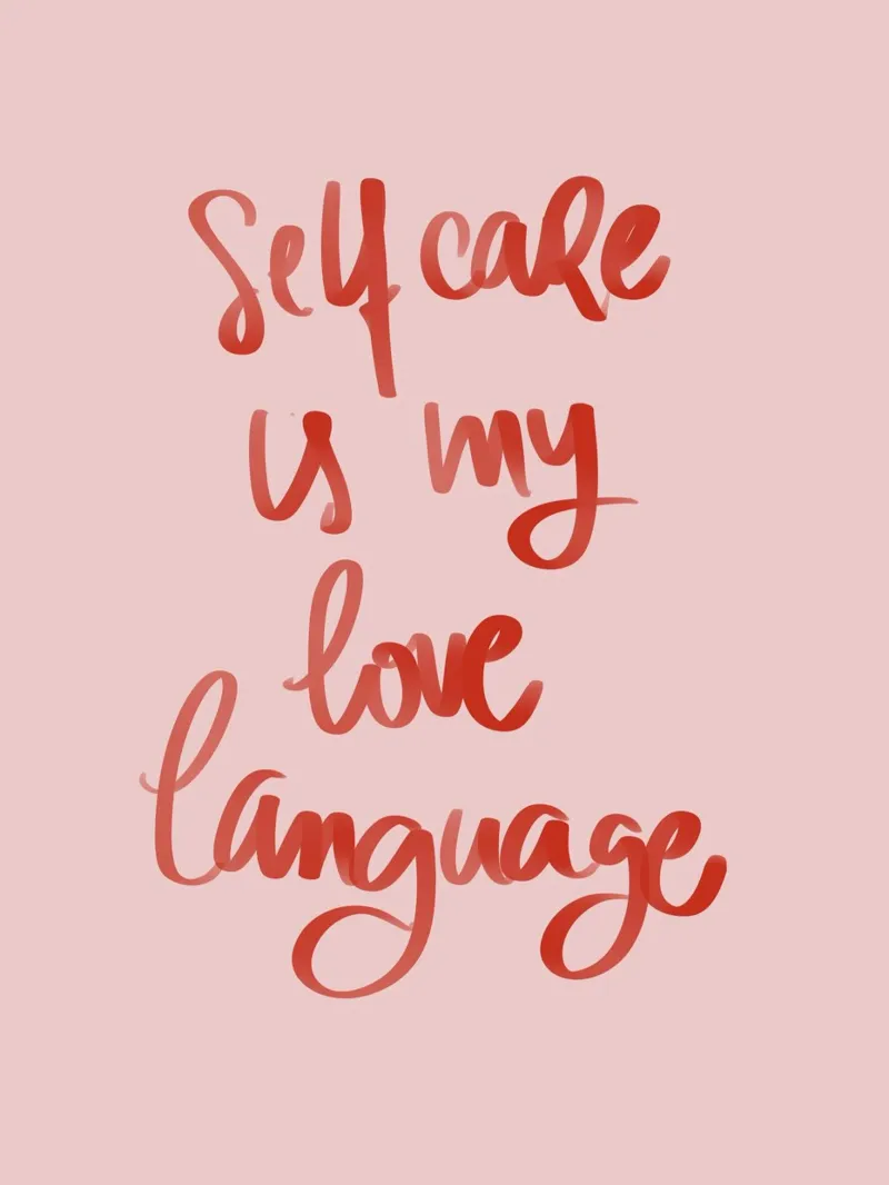 Self Care is my Love Language poster con telaio in plastica da Magnific