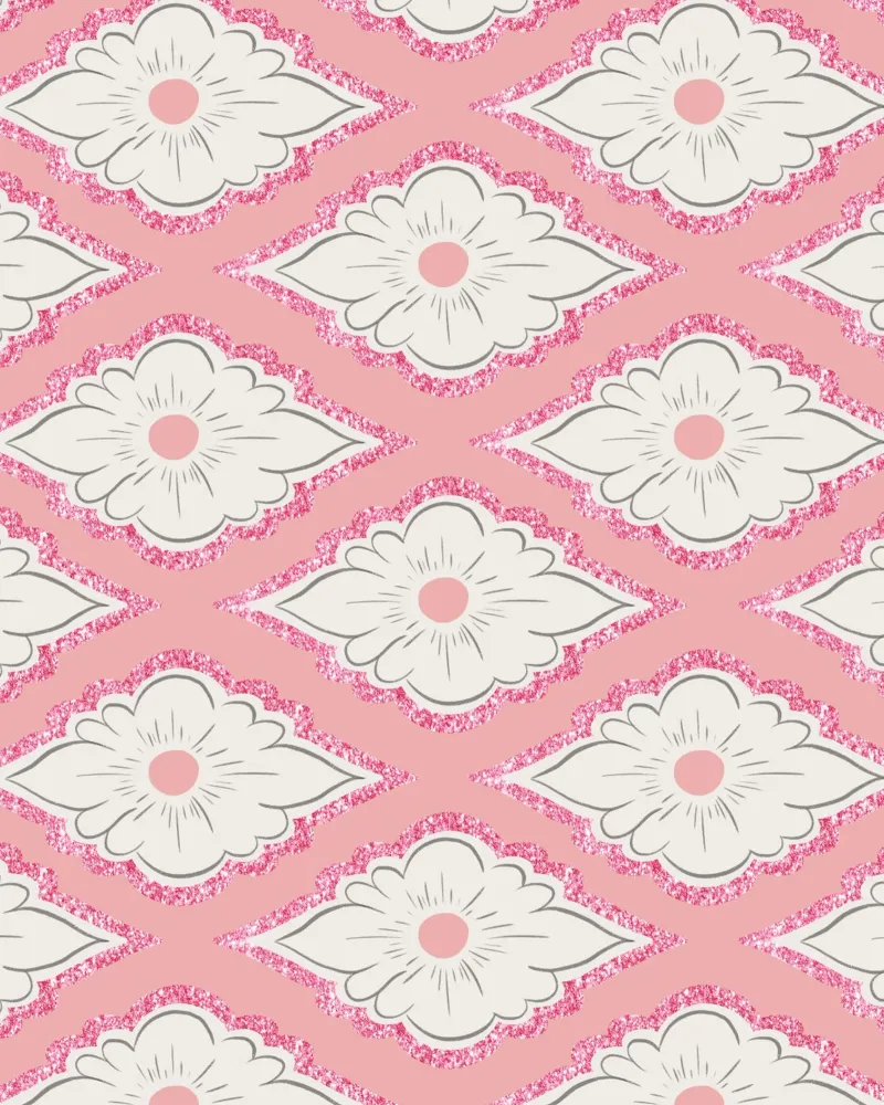 Pink Geometric Pattern pellicola backlit da anisillustration