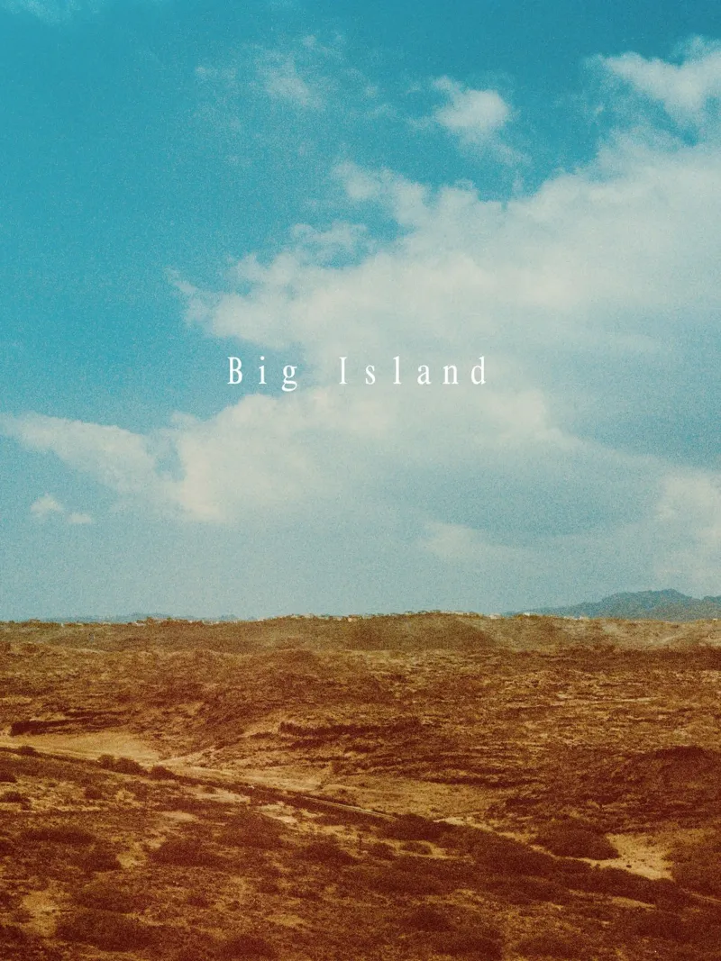 Big Island poster con telaio in plastica da natural neutral