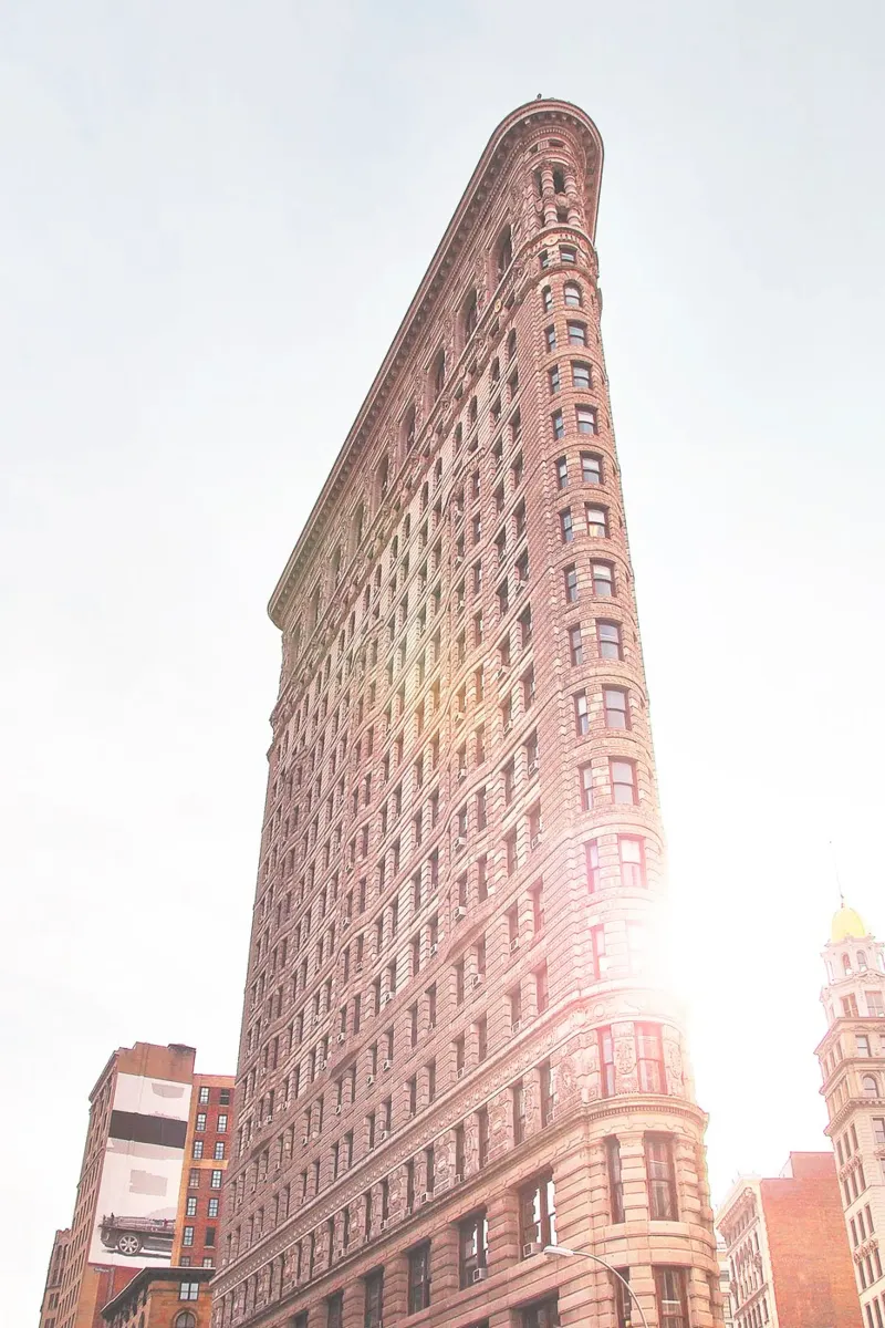 Nueva York, EE.UU. I Arquitectura del edificio Flatiron al aire libre hahnemühle de Julie Travel Photography