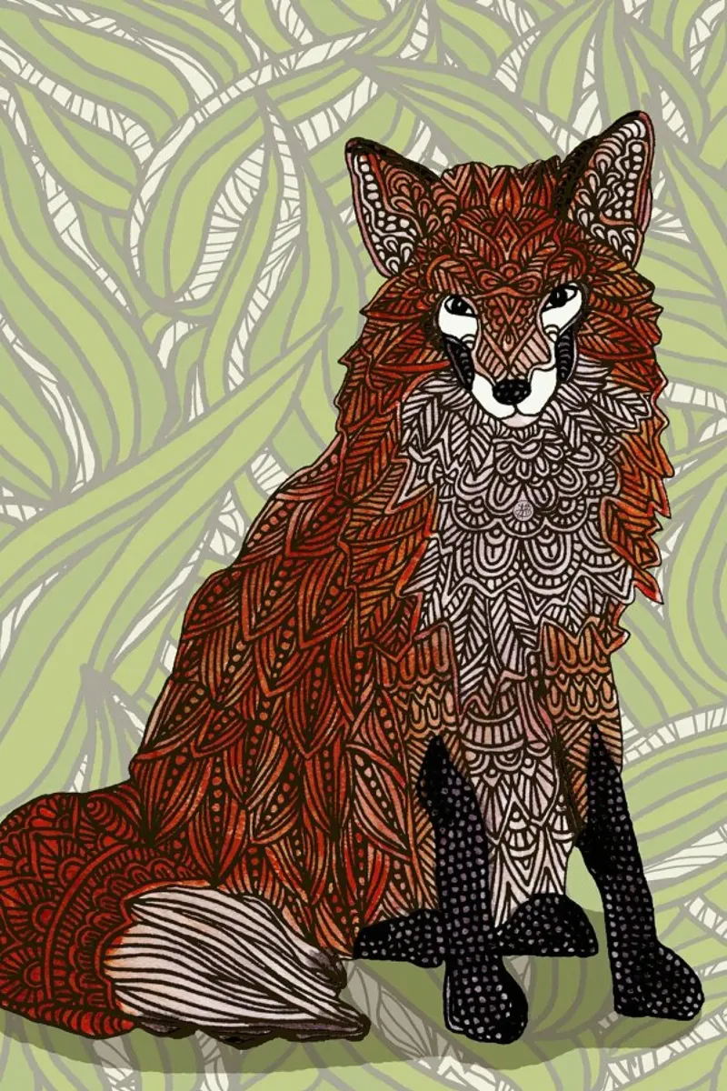 Foxy Lady pellicola backlit da Angelika Parker