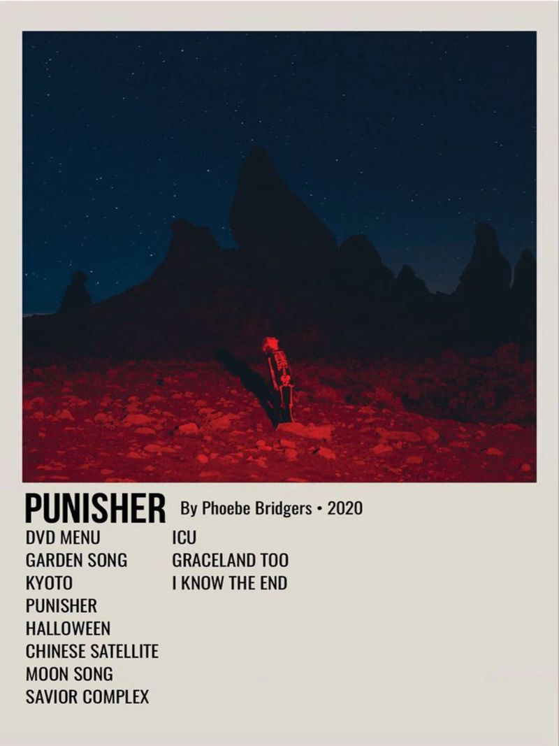 PUNISHER By Phoebe Bridgers • 2020 Poster von SoundStudio