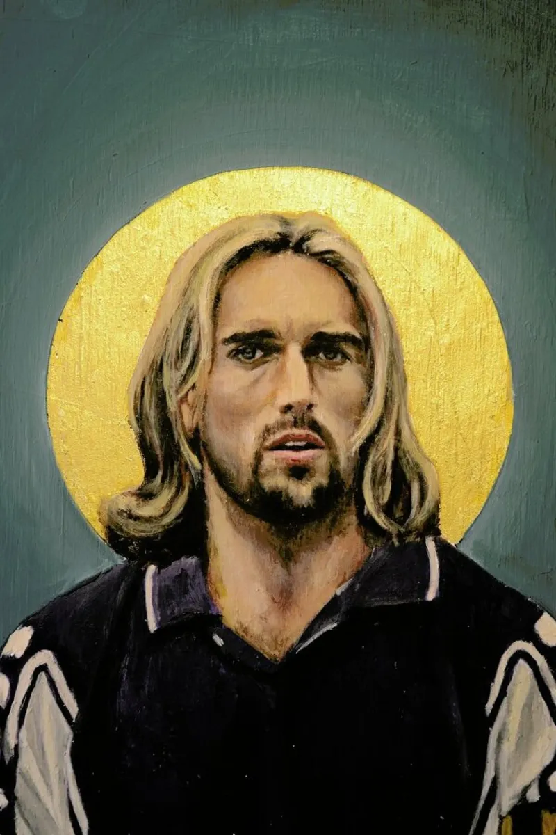 Football Icon - Gabriel Omar Batistuta canvas by David Diehl