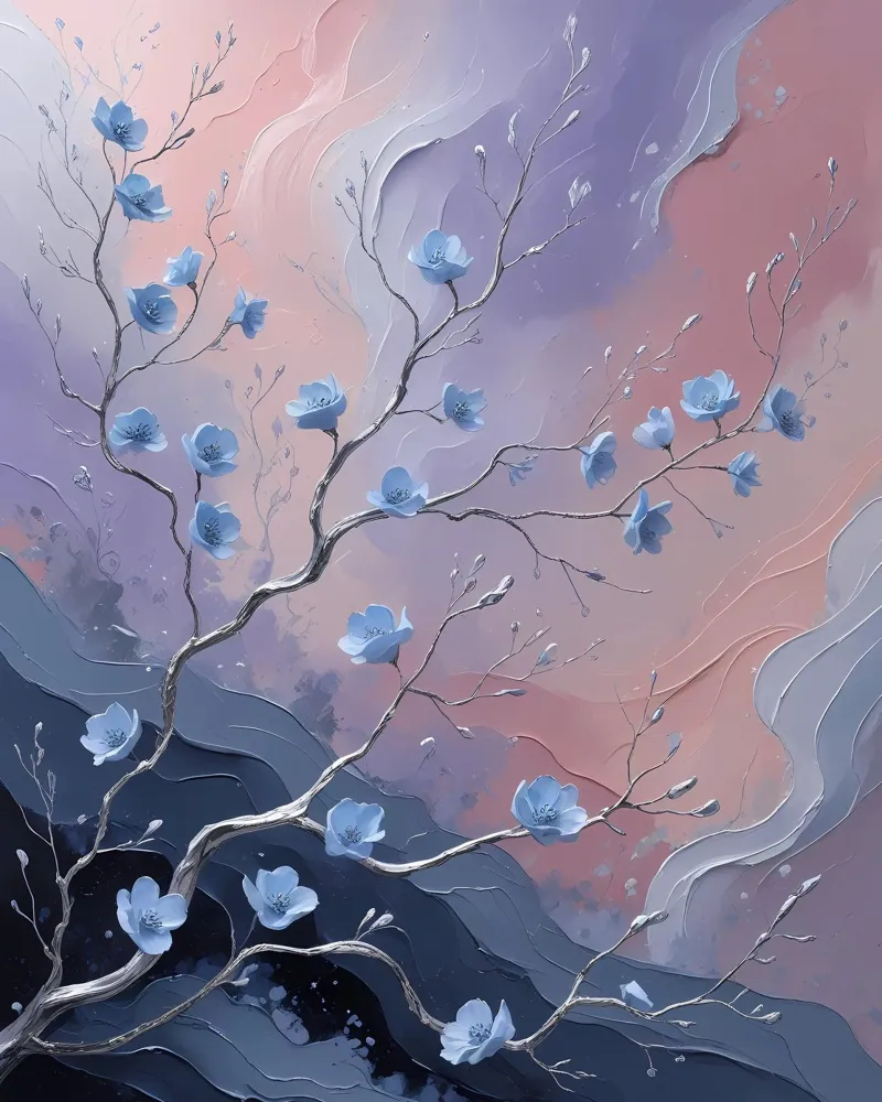 Serene Blossom pellicola backlit da Artistic-shop