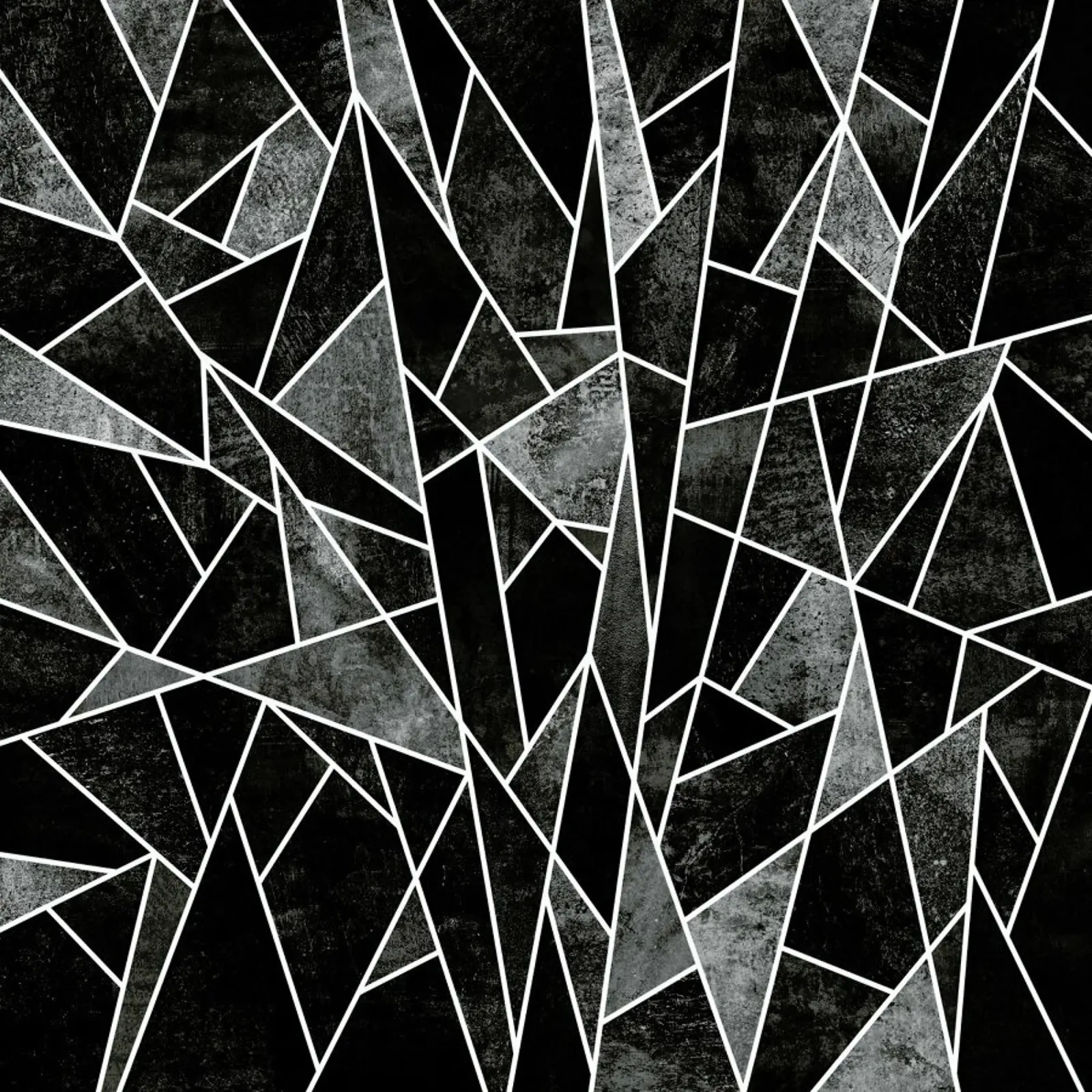 Shattered Black forex plate by Elisabeth Fredriksson