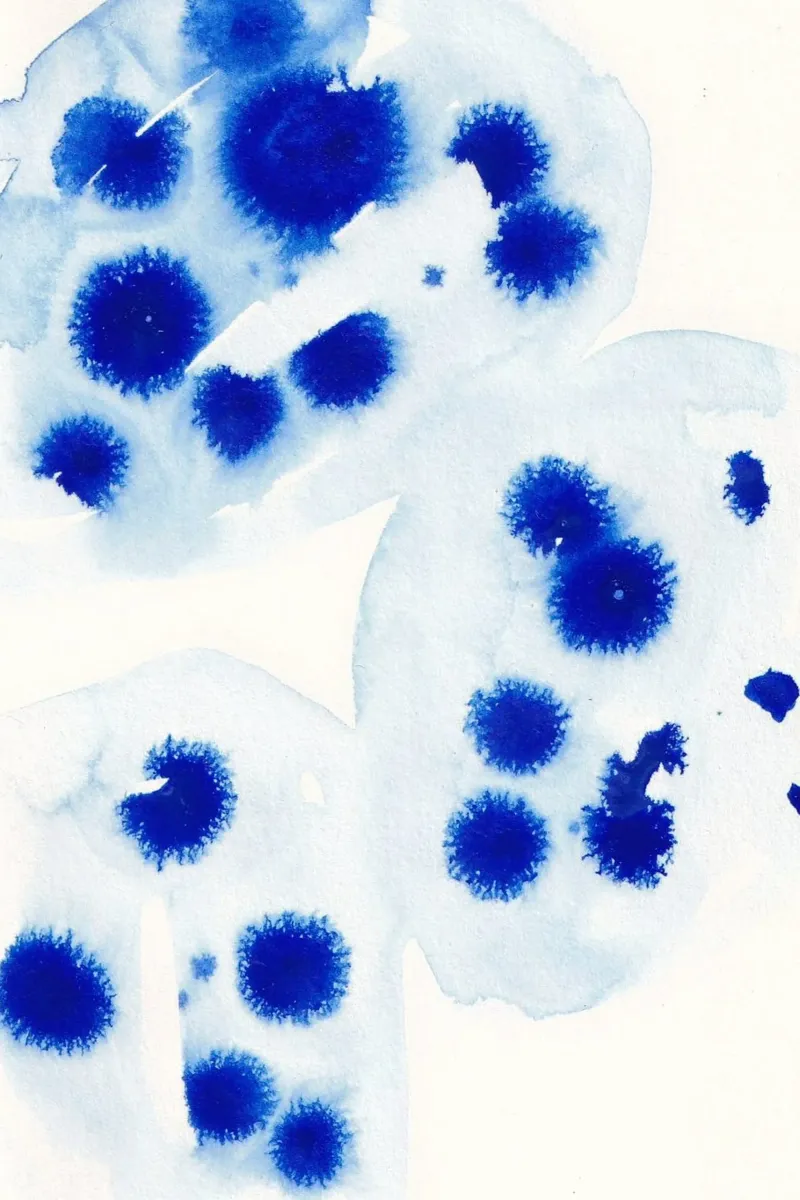 Blue Rain hahnemühle by Jasmyncheng