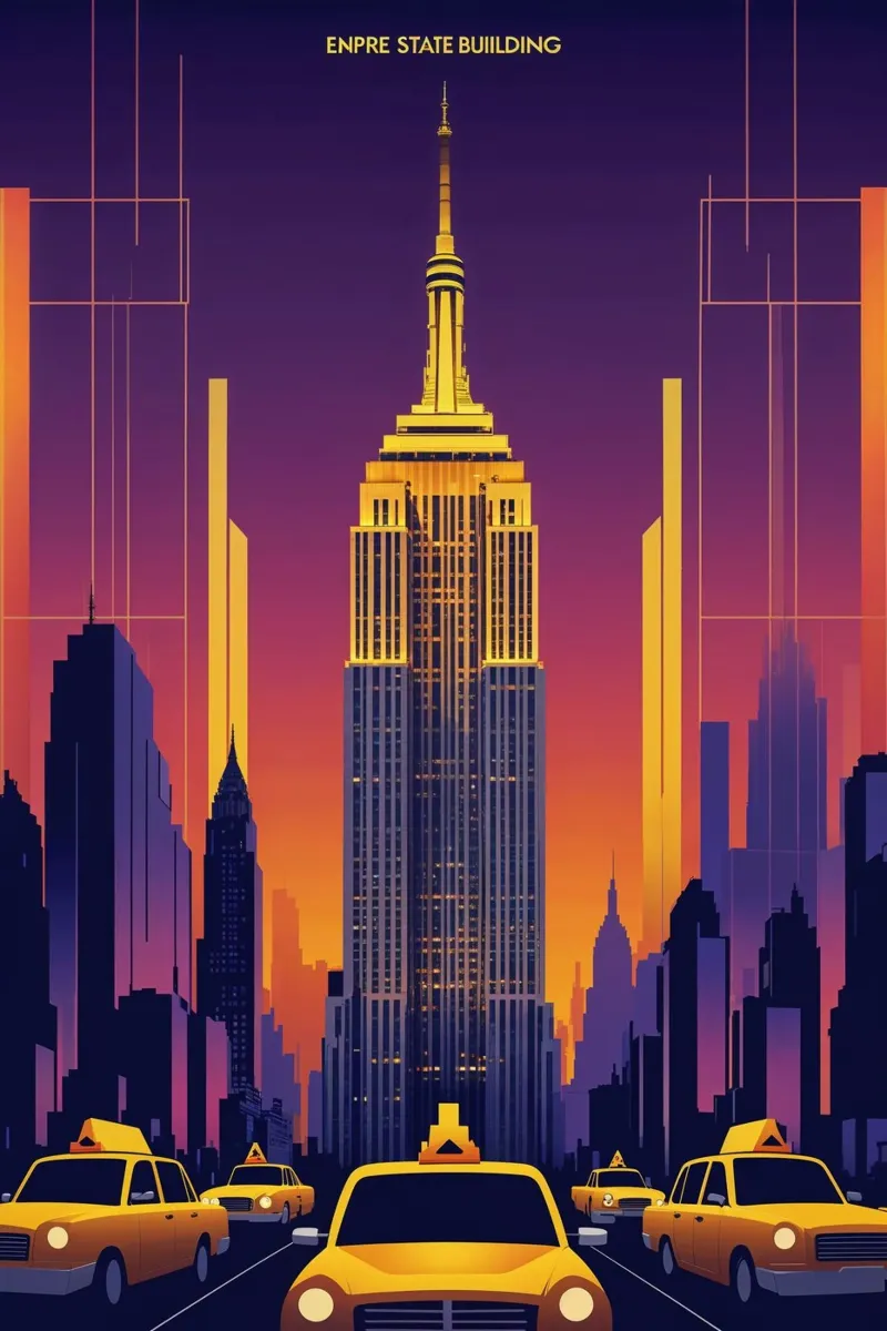 A Timeless Tribute to the Empire State Building carta hahnemühle da AlbertKlee