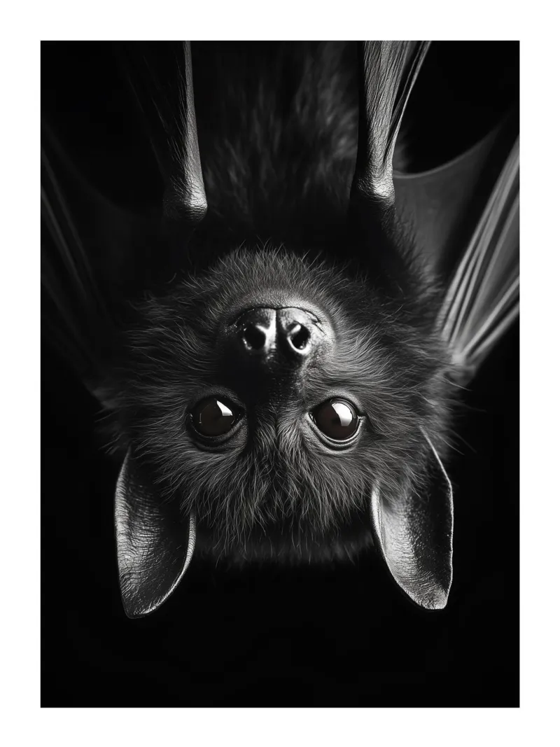 Ritratto di pipistrello carta hahnemühle da Monochrome