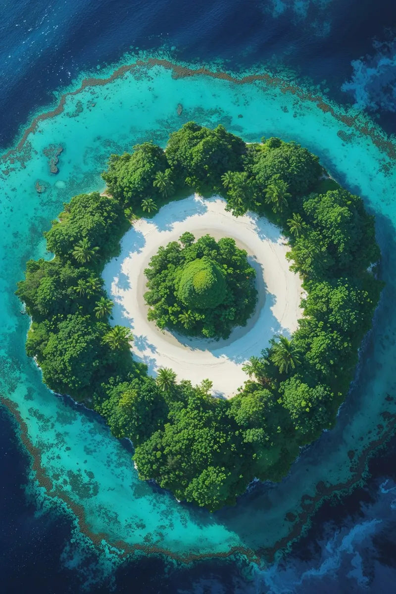 Circular Haven in Turquoise carta hahnemühle da AlbertKlee