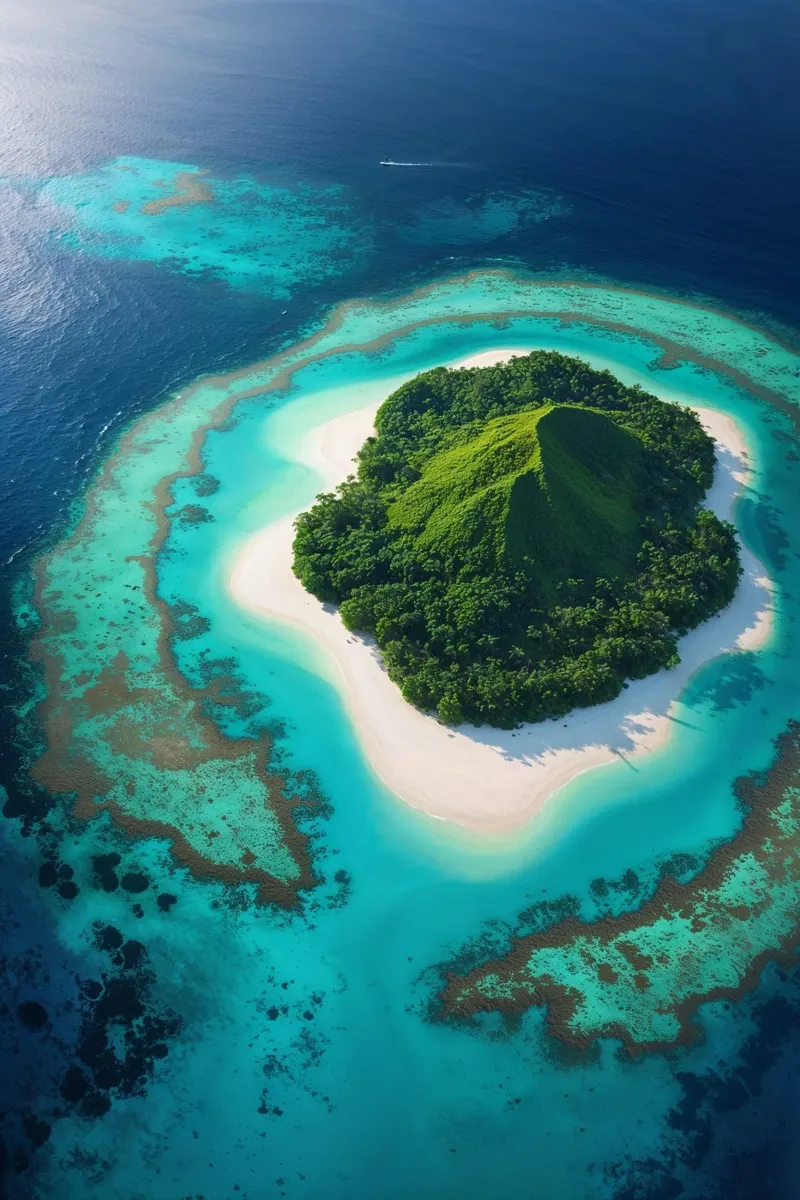 Emerald Jewel in the Ocean carta hahnemühle da AlbertKlee
