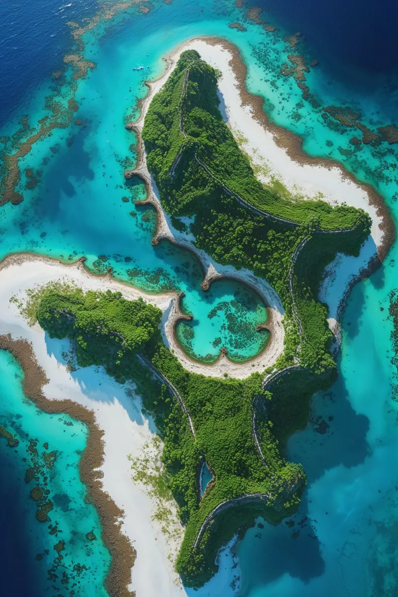 Pristine Island Oasis carta hahnemühle da AlbertKlee