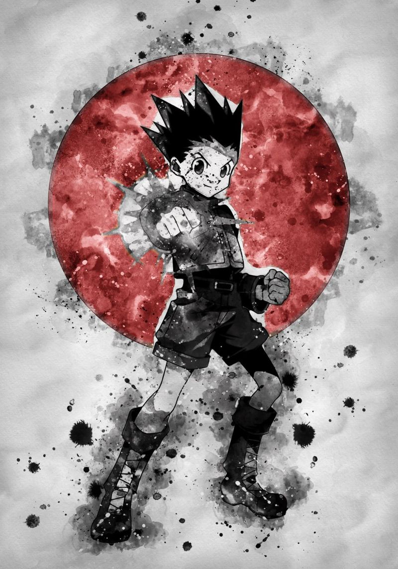 Gon Freecss Poster von Neonartstudio