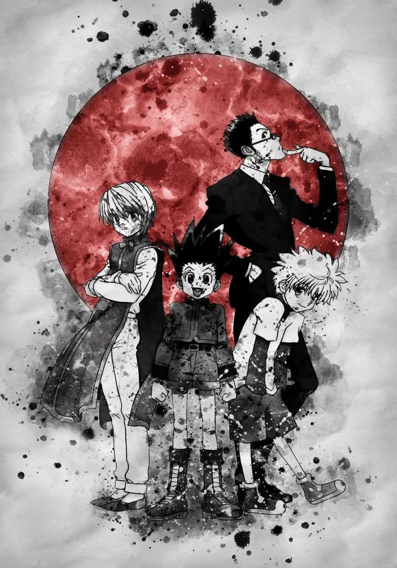 hunter x hunter pellicola backlit da Neonartstudio