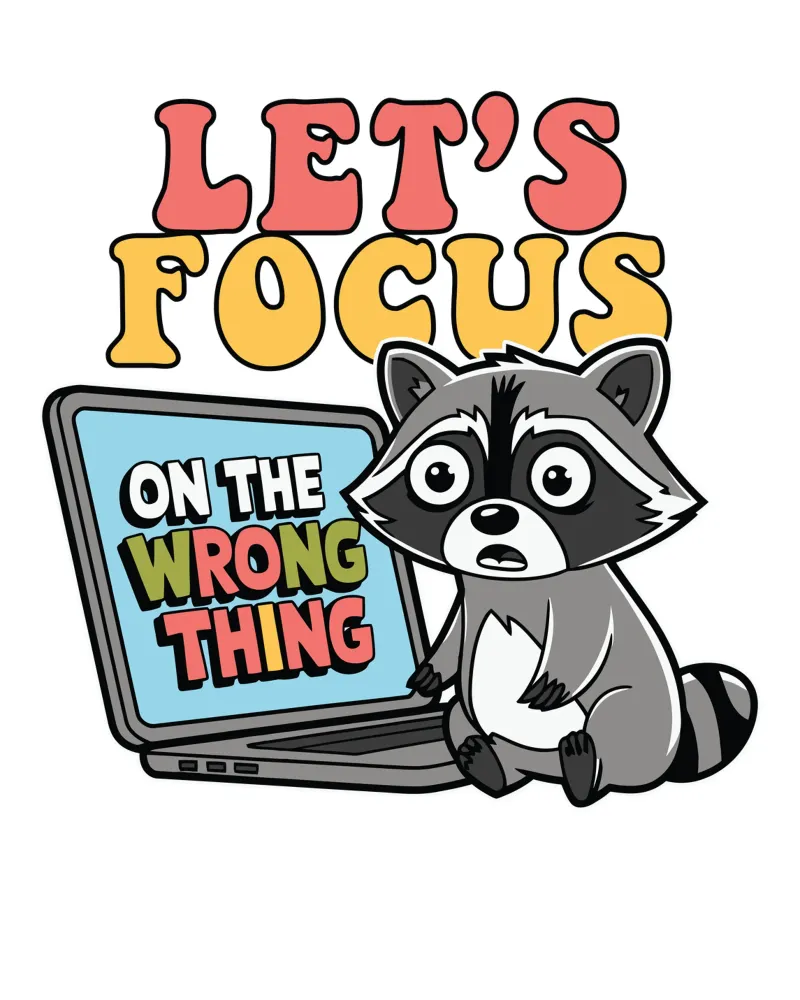 Let's Focus On The Wrong Thing aluminio dibond de edsonramosart