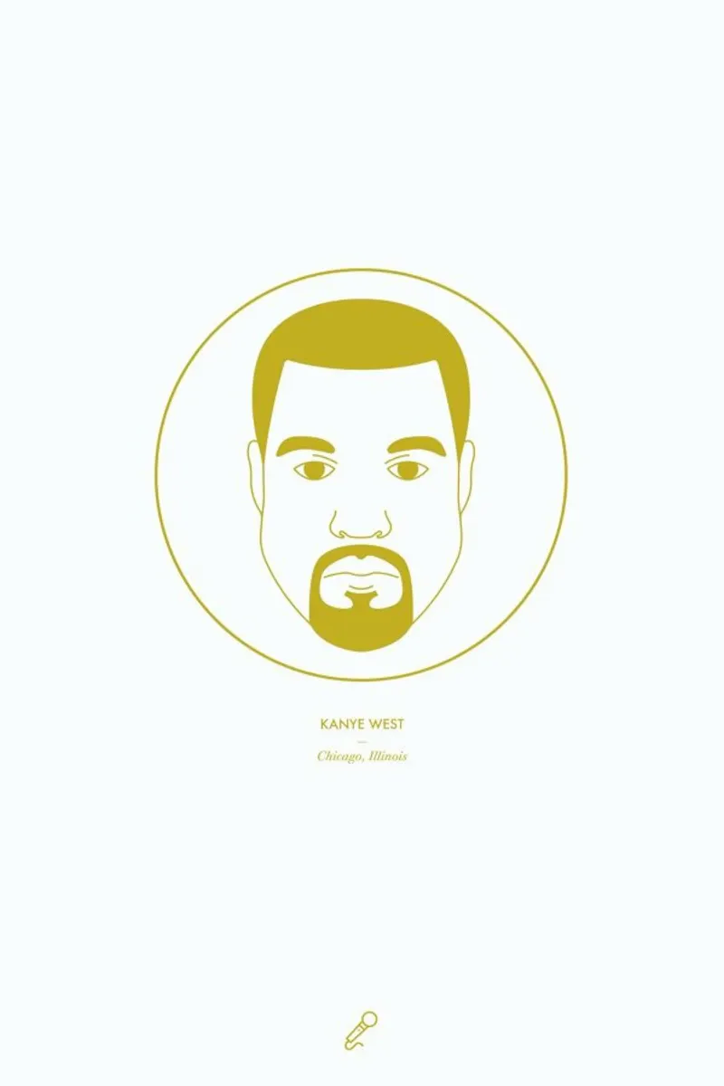 Kanye West pellicola backlit da Dean Smith