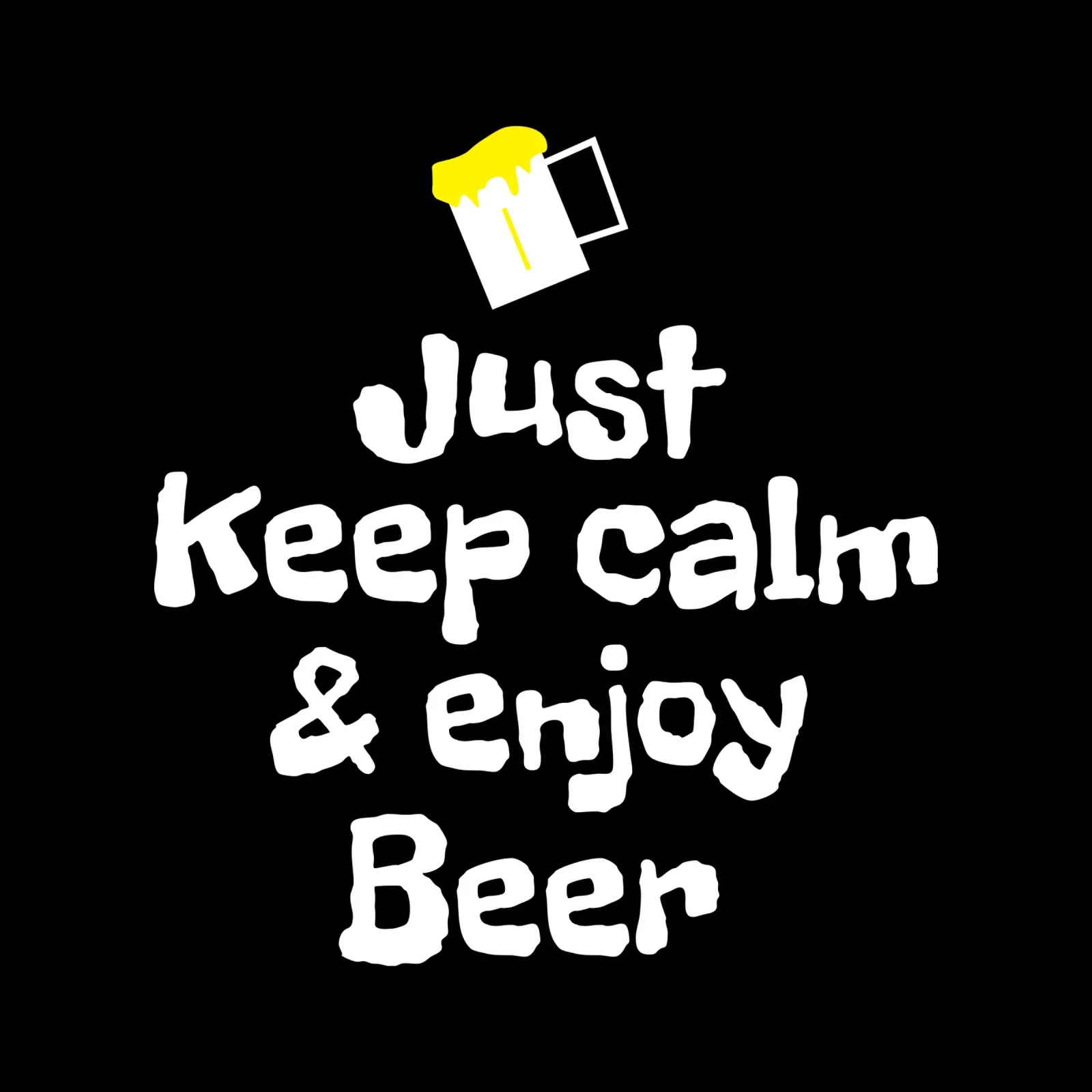 Just keep calm and enjoy beer pellicola backlit da happieeagle