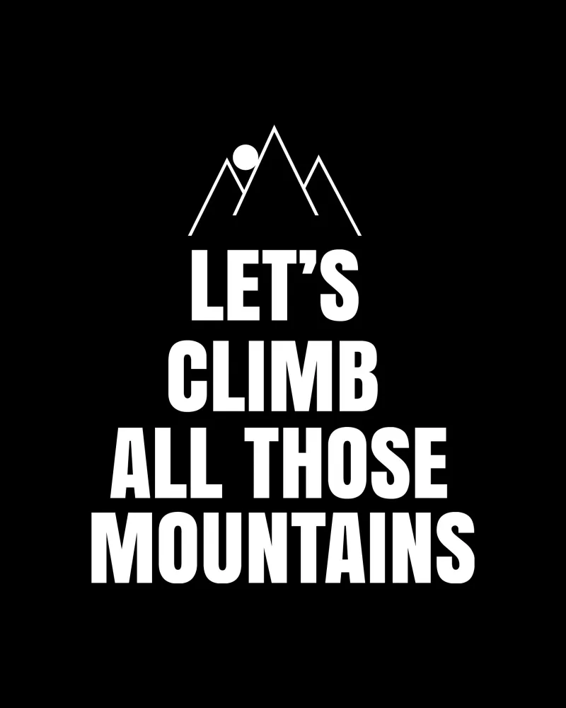 Let's climb all those mountains pellicola backlit da happieeagle