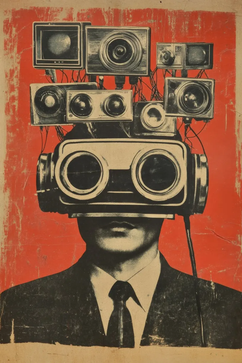 Social-mediaism #2 poster con telaio in alluminio da Art Unleashed