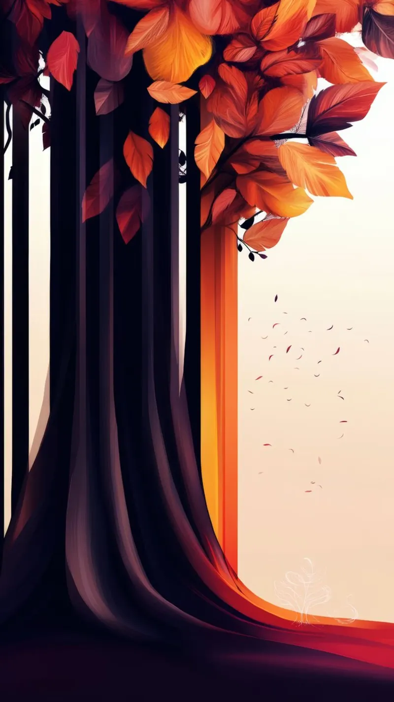 Autumn Forest #05 pellicola backlit da Art Unleashed