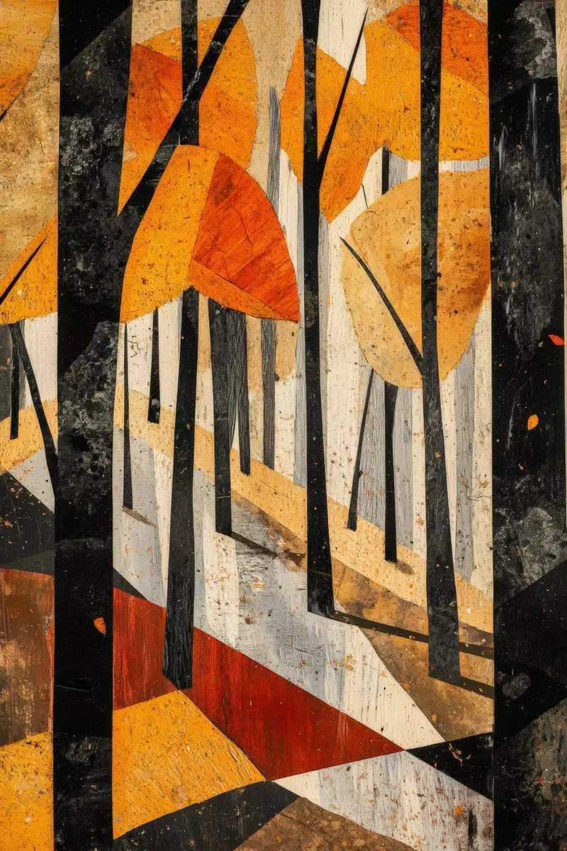 Autumn Forest #03 pellicola backlit da Art Unleashed