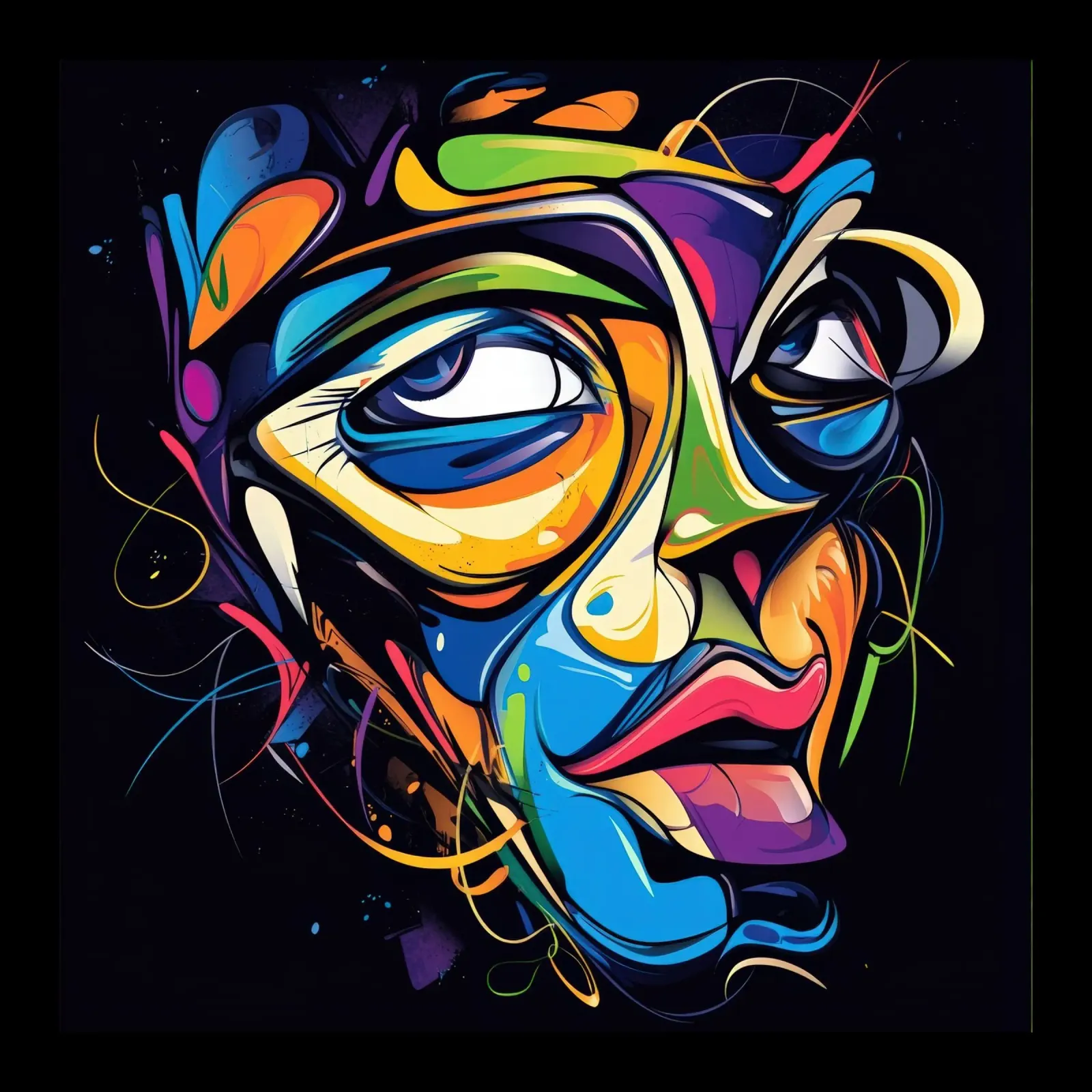 Face #1 pellicola backlit da Art Unleashed