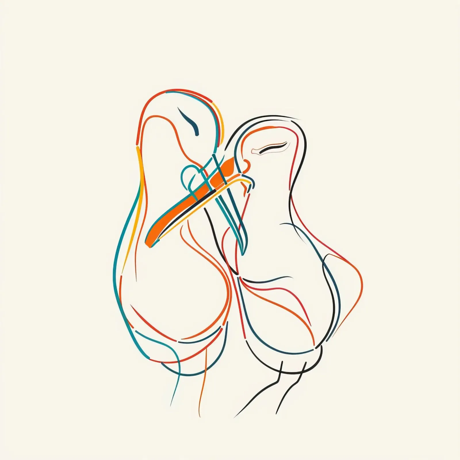 ANIMAUX MAJESTUEUX DESSIN AU TRAITS poster da Art Digital Visuel