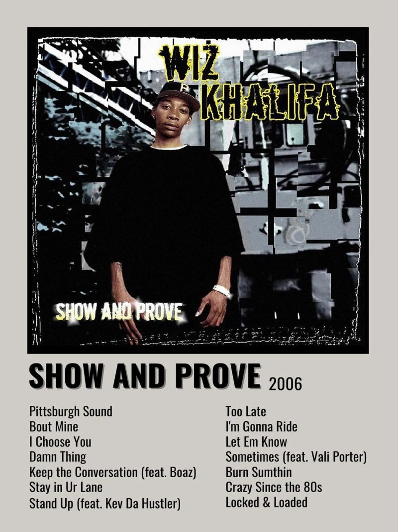SHOW AND PROVE 2006 poster da SoundStudio