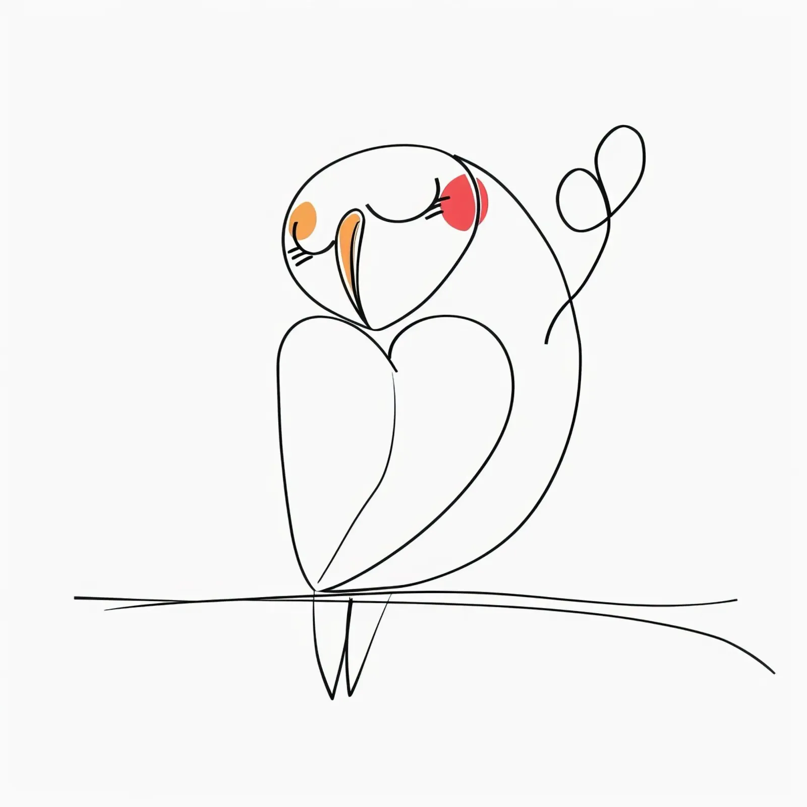 DISEGNI AL TRATTO DI ANIMALI MAESTOSI poster da Art Digital Visuel