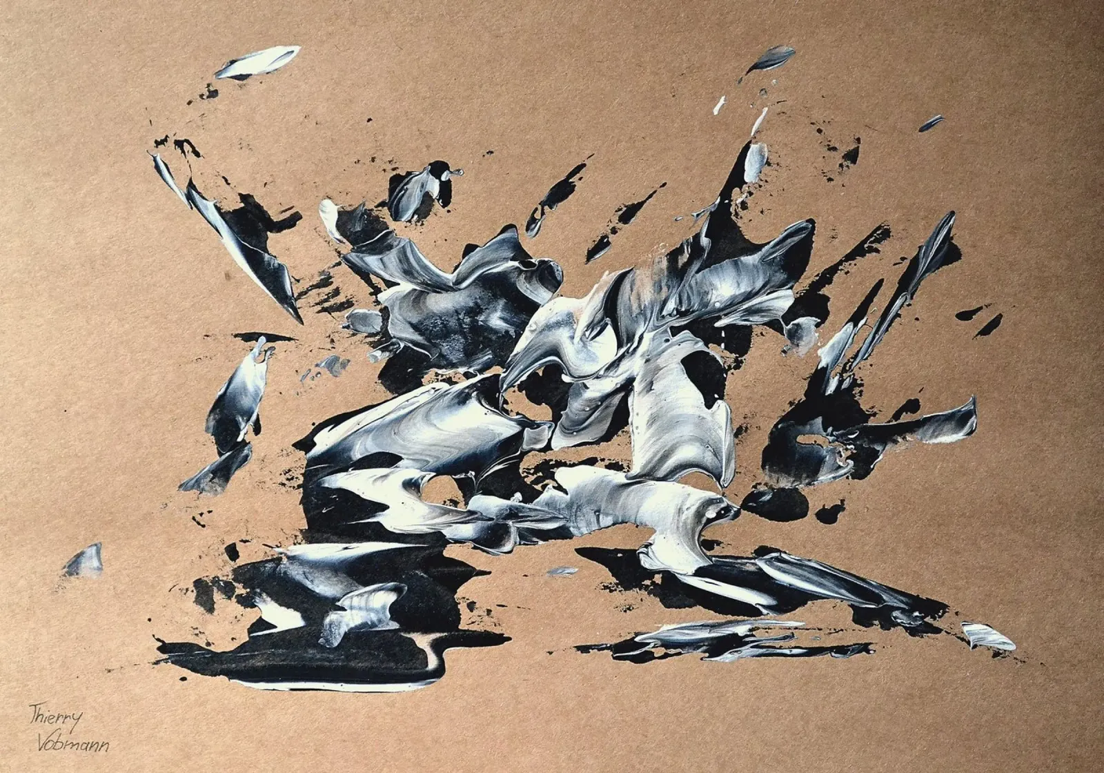 NATURAL STYLE 22 pellicola backlit da Thierry Vobmann Abstract painting