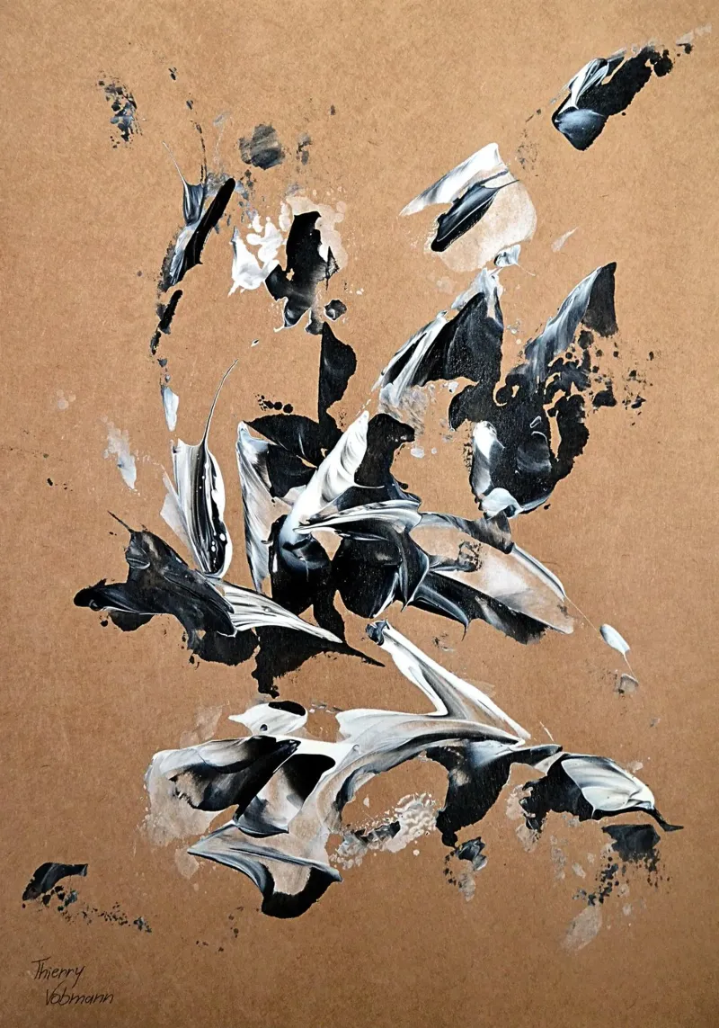 NATURAL STYLE 23 pellicola backlit da Thierry Vobmann Abstract painting