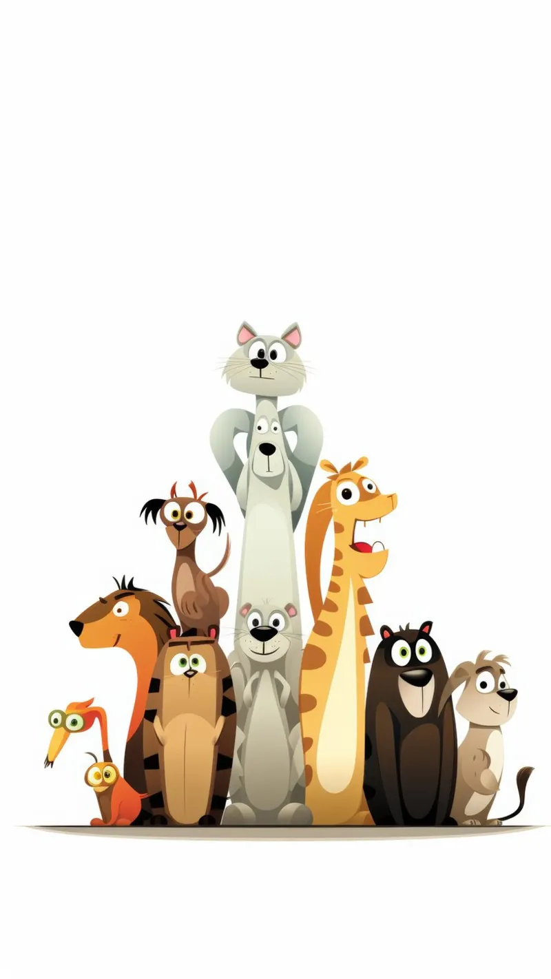 ANIMALI DIVERSI carta hahnemühle da Art Digital Visuel