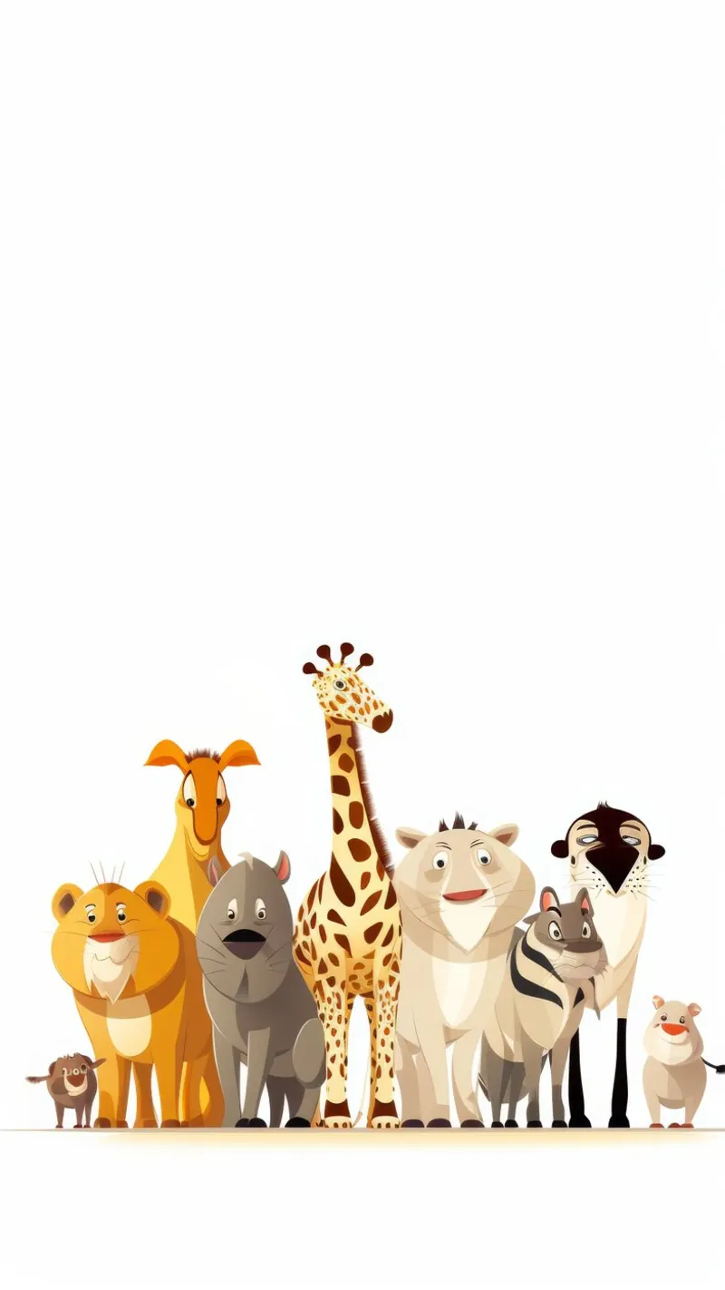 ANIMALI DIVERSI poster da Art Digital Visuel