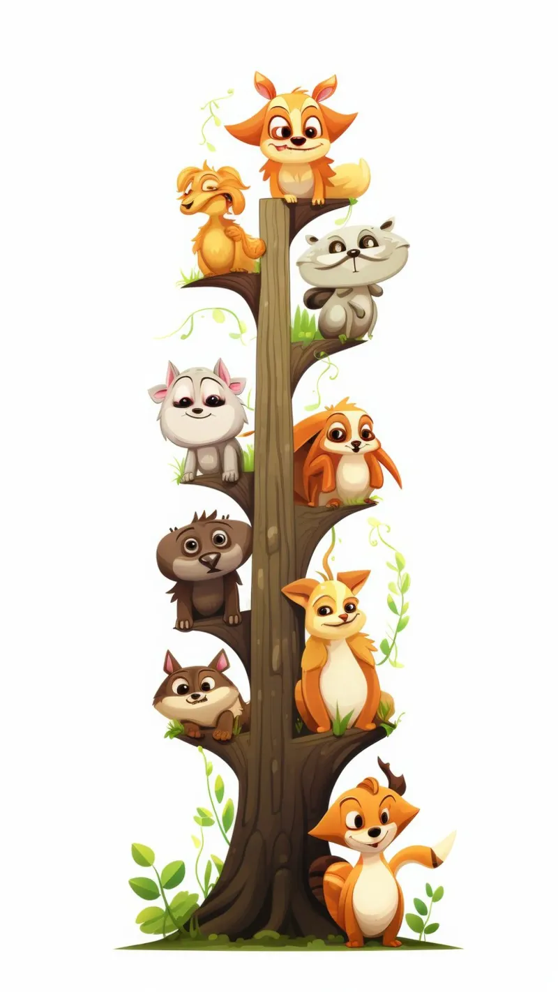 Fun animals alu-dibond by Art Digital Visuel