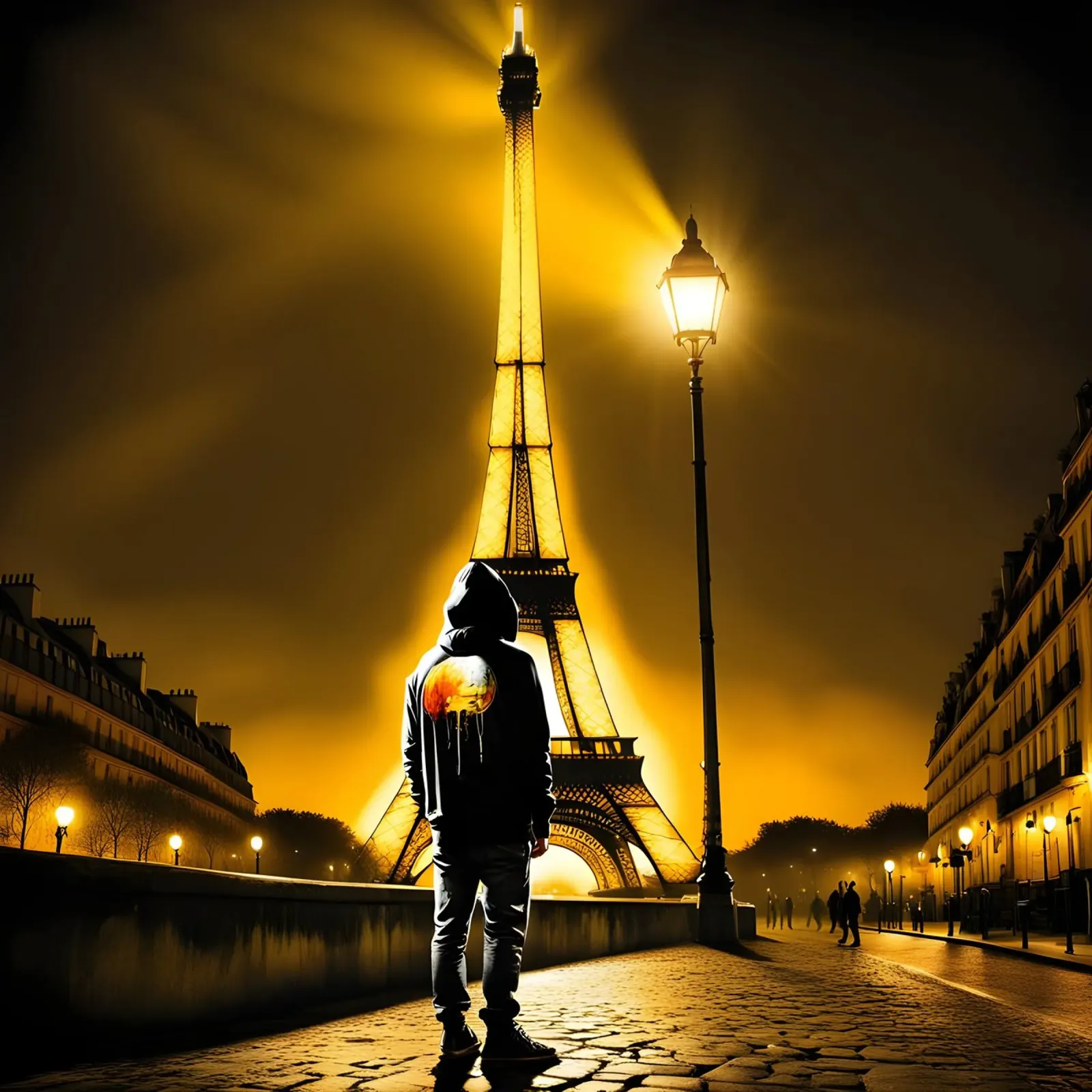 PARIGI, LA MAGNIFICA poster con telaio in alluminio da Art Digital Visuel