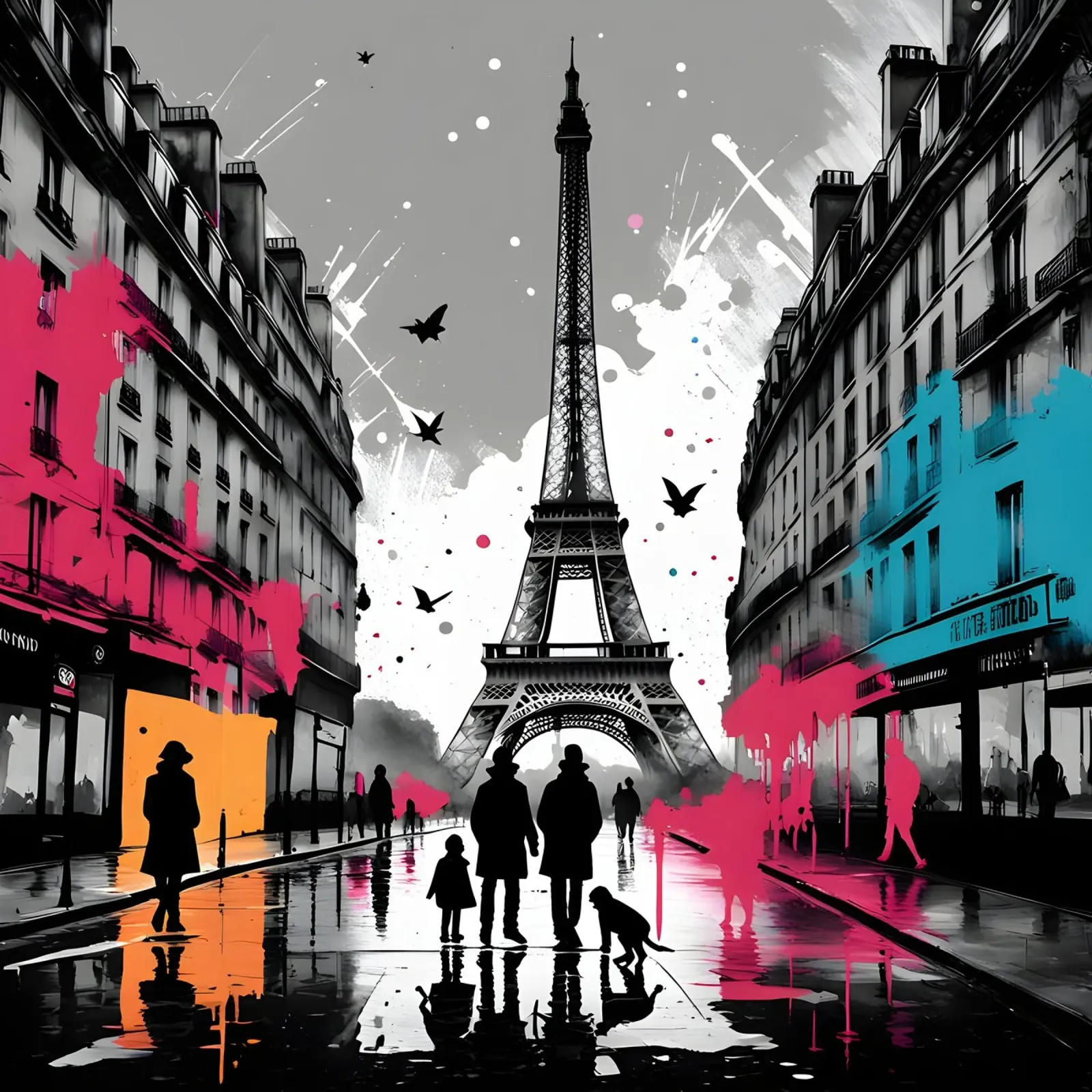 PARIGI IL MAGNIFICO alluminio dibond da Art Digital Visuel