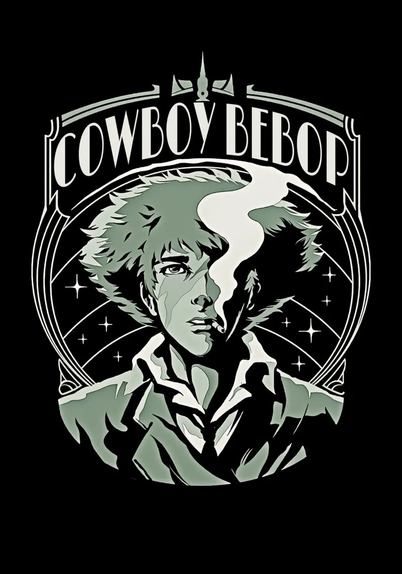 Spike Spiegel carta hahnemühle da Neonartstudio