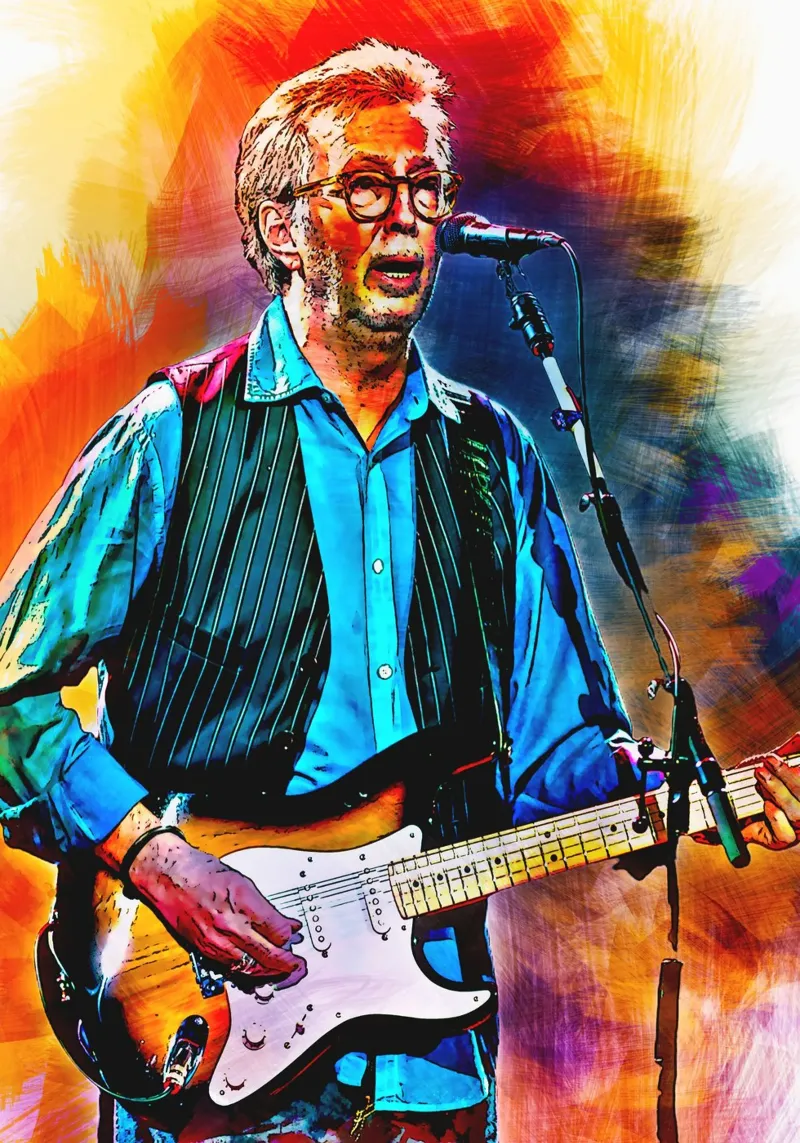 Eric Clapton pellicola backlit da HopeStudio