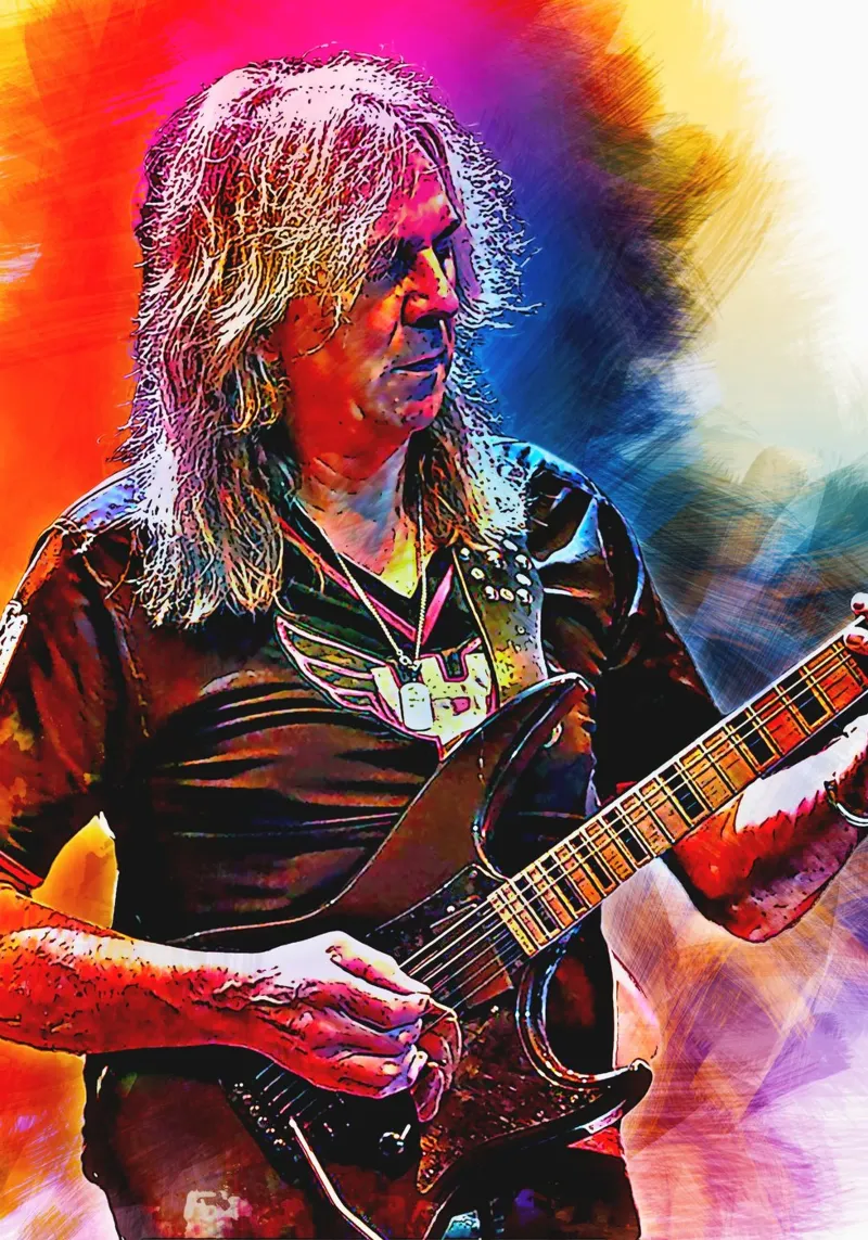 Glen Tipton pellicola backlit da HopeStudio