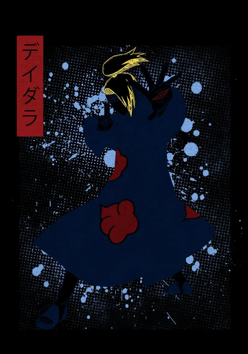 Deidara pellicola backlit da Neonartstudio