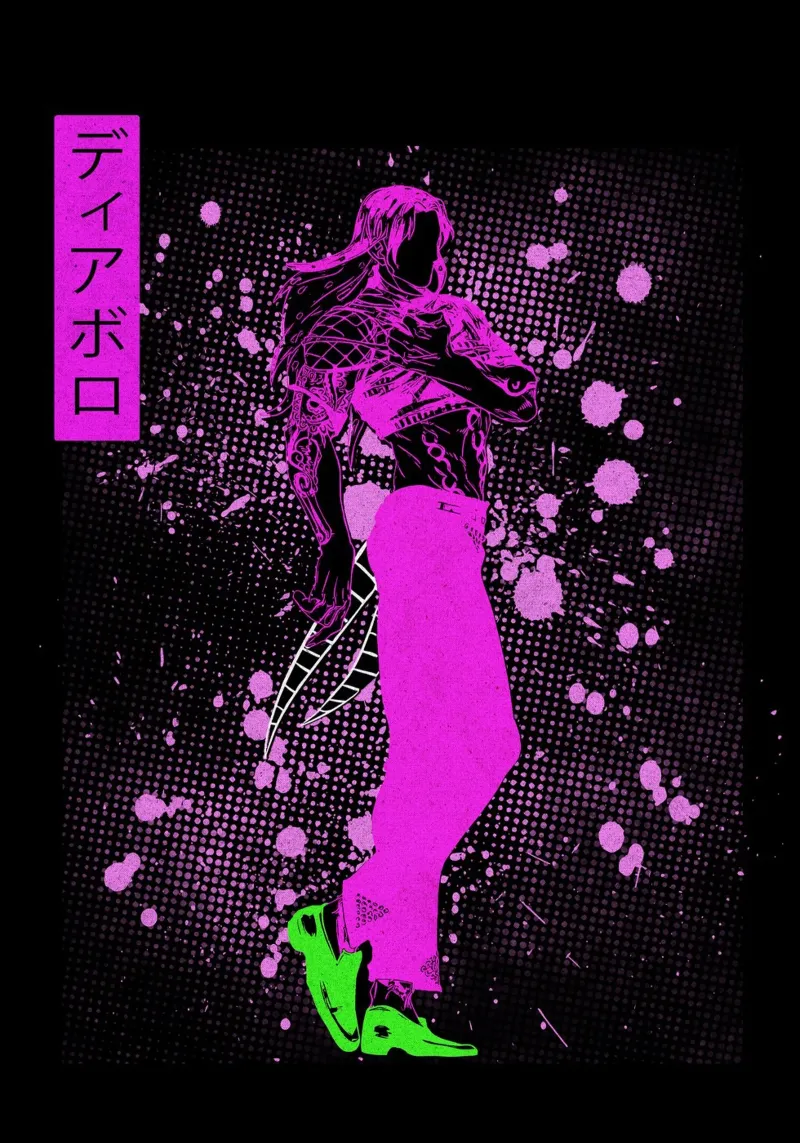 Diavolo jojo alluminio dibond da Neonartstudio